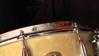 Slingerland Radio King 1955 WMP Vintage Snare Drum  History and Sound Demo [upl. by Ariella]