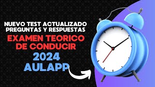 NUEVO 2024 EXAMEN TEÓRICO DE CONDUCIR PREGUNTAS Y RESPUESTAS ACTUALIZADO [upl. by Ileyan661]