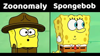 ZOONOMALY vs SPONGEBOB ♪ Music Video Animation [upl. by Drugge]