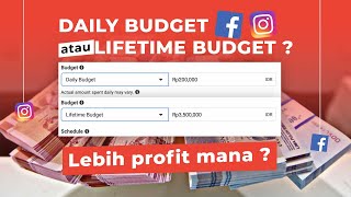 Daily budget atau lifetime budget untuk facebook ads   FacebookAdsAntiDukun31 [upl. by Ahsercal]