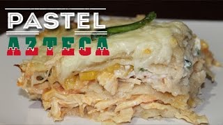 COMO HACER PASTEL AZTECA  Receta Facil [upl. by Eicyal]