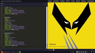 ASMR Programming  WOLVERINE in HTML amp CSS  No Talking [upl. by Pfister]