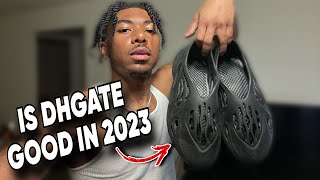 DHGate Yeezys Slides Quality In 2023 [upl. by Okiman]