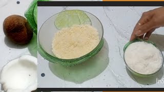 Desiccated Coconut  हि ट्रिक्स वापरून बनवा परफेक्ट डेसिकेटेड कोकोनट दोन पद्धतीने [upl. by Zerimar771]