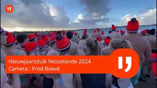 Nieuwjaarsduik 2024 Nesselande [upl. by Ecinreb]