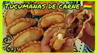 COMO PREPARAR TUCUMANAS DE CARNE BOLIVIANAS 🇧🇴 [upl. by Harwell]