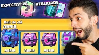 INACREDITÁVEL ABRI TODOS MEUS MELHORES BAÚS NO CLASH ROYALE [upl. by Moritz]