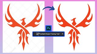 Quick Auto Trace  ContentAware Tracing Tool  Adobe Photoshop [upl. by Analli]