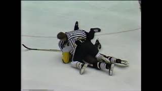 Hershey Bears  7 vs Baltimore Skipjacks  6  SOL  12 14 1986 [upl. by Idnim]