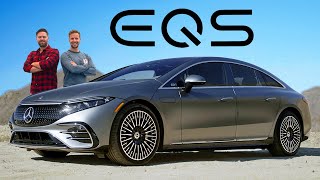 2022 Mercedes EQS Review  Not The SClass You Think It Is [upl. by Aynwat]