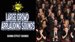 Large Crowd Applause Sound Effect  Large Crowd Applauding Sounds [upl. by Deana416]