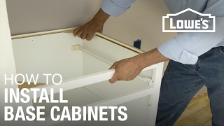 How to Install Base Cabinets [upl. by Bullis]