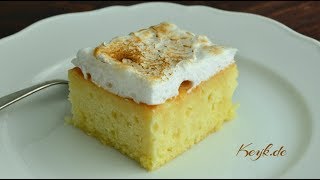 Tres Leches Cake Recipe English  how to make a tres leches cake from scratch  Keykde English [upl. by Euell]