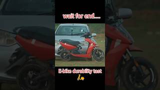 Ebike durability test viralvideo shorts trending shortvideo mrbeast ytshorts [upl. by Ziom]