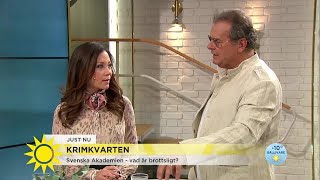 Hasse Aro om Svenska akademien ”Vi älskar den här historien allihopa”  Nyhetsmorgon TV4 [upl. by Akirrehs]