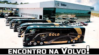 INÉDITO UM ENCONTRO NA CONCESSIONÁRIA VOLVO  NOVOS ÔNIBUS MARCOPOLO G8 E COMIL INVICTUS DD [upl. by Firestone]