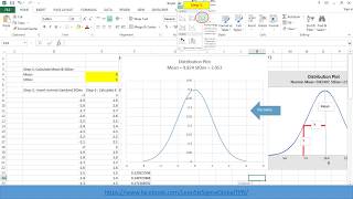 How to Create a Normal Curve  Distribution plot  Bell Curve  Normal Distribution graph in Excel [upl. by Atiuqes]