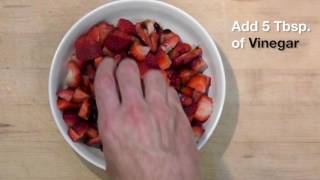 Strawberries with Balsamic Vinegar V1 [upl. by Akoyin59]