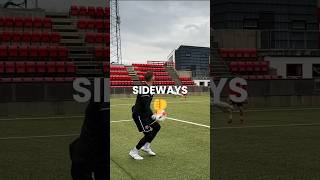 How NOT To Throw the Ball 🧤🏈 Goalkeeping GoalkeeperTips Shorts [upl. by Ellitnahc]