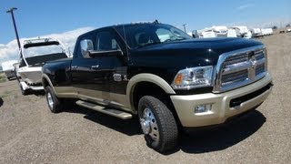 2013 Ram 3500 Laramie Longhorn 060 MPH Towing Test [upl. by Ecitnirp]