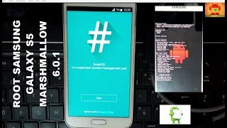 Root Samsung Galaxy S5 G900F Marshmallow 601 [upl. by Sauers304]