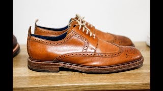 Barker Bailey Brogues Shoes Review Cedar Calf Tan Leather [upl. by Hajidahk]