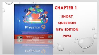 Class 9 physics chapter 1 short response QuestionsNational book foundation 2024Federal board [upl. by Bettencourt535]