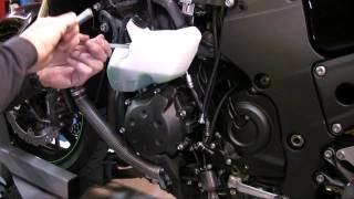 20092010 Kawasaki ZX14R Power Commander V Installation [upl. by Robet]