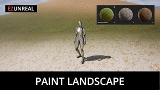 How to Paint Landscape with Megascans Materials in Unreal Engine 5 [upl. by Mokas489]