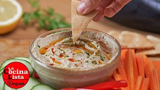 Receta BABA GANOUSH⎮Delicioso paté de berenjenas⎮Picoteo sano [upl. by Alastair]