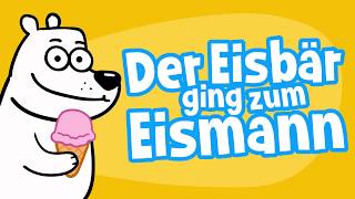 ♪ ♪ Kinderlied Eisbär  Der Eisbär ging zum Eismann  Hurra Kinderlieder [upl. by Far388]