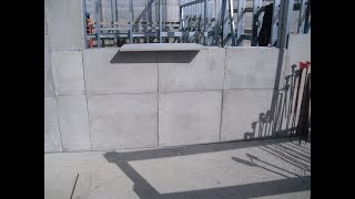 Steel Frame Walls with FOAM CONCRETE slabs  COISOIMPER [upl. by Llorrad630]