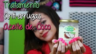 Tratamiento Antiarrugas Casero  con Aceite de Coco  Crema para las Arrugas  Catwalk [upl. by Kenric781]