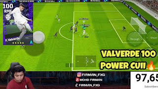 VALVERDE 100 ATTACKING DAN DEFEND SEIMBANG 🔥 EFOOTBALL 2024 MOBILE [upl. by Ardek]