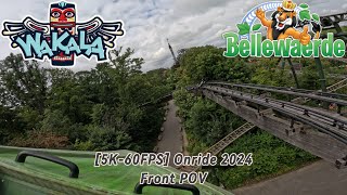 4K60FPS  Wakala First Raw Onride 2024  Bellewaerde Park [upl. by Spense373]