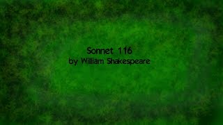 Sonnet 116 by William Shakespeare music  lyrics [upl. by Lajib]