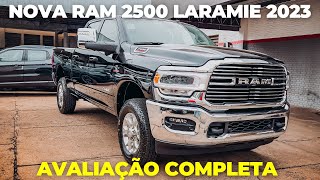 NOVA RAM 2500 LARAMIE 2023  REVIEW COMPLETO [upl. by Eidlog]