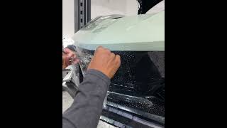 2024 Corvette C8 Cacti Green  Full Front Paint Protection film wrap corvettec8 [upl. by Lorine]