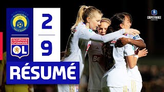 Résumé Montauban FC  OL  Quart de finale de Coupe de France Féminine  Olympique Lyonnais [upl. by Ayaros]