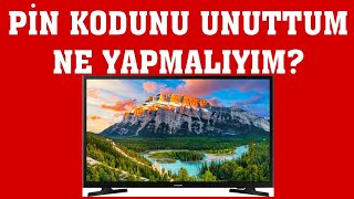 Samsung TV Pin Kodunu Unuttum Ne Yapmalıyım [upl. by Cleres149]