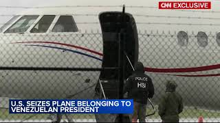 US government seizes plane used by Venezuelan president citing sanctions violations [upl. by Locin101]