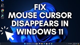 How to Fix Mouse Cursor Disappears in Windows 11 [upl. by Ignacio550]