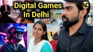 Digital Games Zone in Delhi  Game Zone Blog  New Vlogs  Metro walk  Nd Viral Vlogs [upl. by Enyawad]