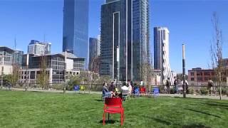 Salesforce Park amp Transbay Transit Center San Francisco California August 2018 [upl. by Einwahr520]