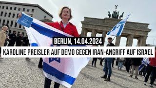 14042024 Berlin FDPBundespolitikerin Karoline Preisler warnt vor IslamismusGefahr in Deutschland [upl. by Elleoj]