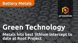 Green Technology Metals hits best lithium intercept to date at Root Project [upl. by Rodmann]