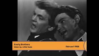 The Everly Brothers  Wake up Little Susie 291957  Clip 1958 [upl. by Anoved]