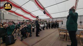 Preussischer Präsentiermarsch  Jägerkapelle Hochneukirch amp Tambourkorps „Heimattreuequot Elfgen 4K [upl. by Ellehcem199]