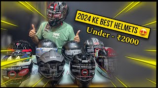 Best 2024 New motorcycle helmet under 2000 Rs [upl. by Imef]