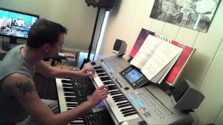 ABBA Lay All Your Love On Me Performed On Roland G70 Yamaha Tyros 4 By Rico [upl. by Kilgore]